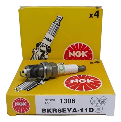 Jogo Velas Ngk Com 4 Velas Corolla Flex E Fielder 1.8 16v