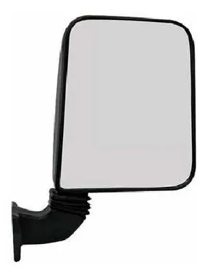 Retrovisor Metalizado Fiat Fiorino 91/96 Pé Plástico L/esq