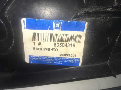 Parabarro Traseiro Esquerdo Gm Vectra 97 A 99 Original