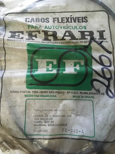 Cabo Puxador Capo Corcel Delrey C/ Botão 10/84.. Fc 345 A