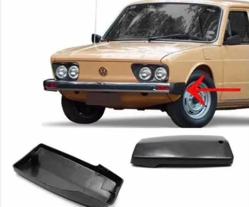 Polaina Ponteira Do Pára-choque Vw Brasília Vt 78/82 Dd/te