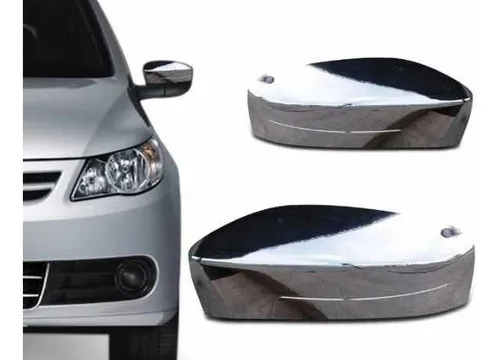Capa Cromada Retrovisor Gol 2009 A 2012 Sem Seta ( Par )