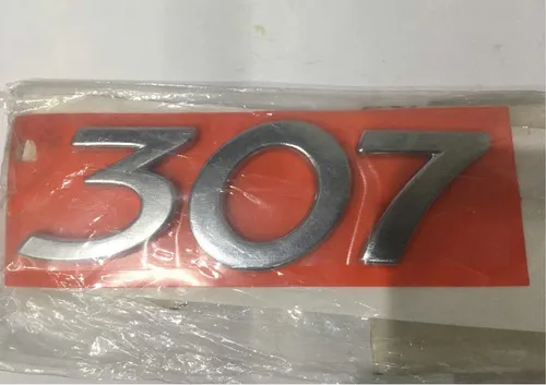Emblema 307 Cromado Peugeot