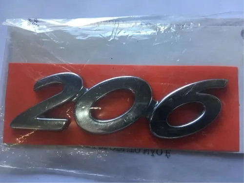 Emblema Cromado 206 Do Peugeot M 11402
