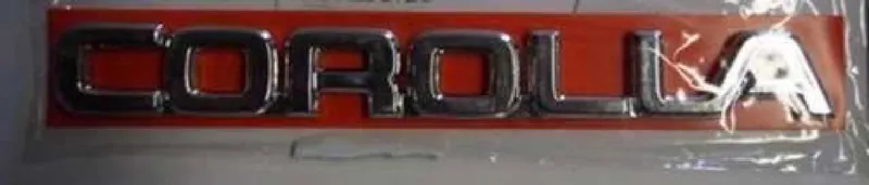 Emblema Cromado Corolla Até 2002 M 10902