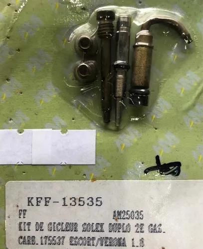 Kit Gicleur Solex Duplo 2e Gás Carburador 175537 Escort 1.8
