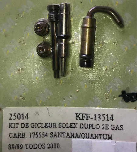 Kit Gicleur Carburador 175554 Solex Duplo Santana 88/89 2000
