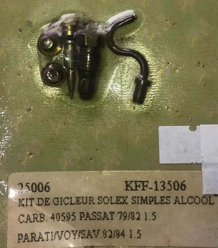 Kit Gicleur Carburador 40595 Solex Simples Alc Passat Parati