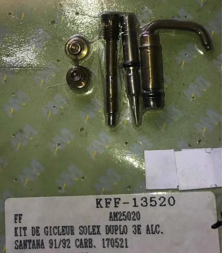 Kit Gicleur Carburador 170521 Solex Duplo 3e Alc Santana /92