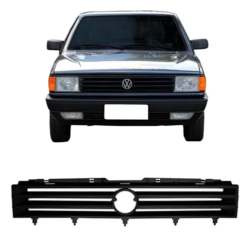 Grade Radiador Vw Parati Voyage 87/90 Kj Preto