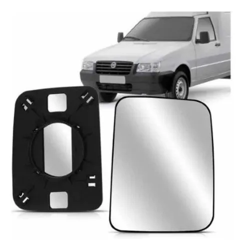 Subconjunto Retrovisor Fiat Fiorino Moderno Canto Redondo E.