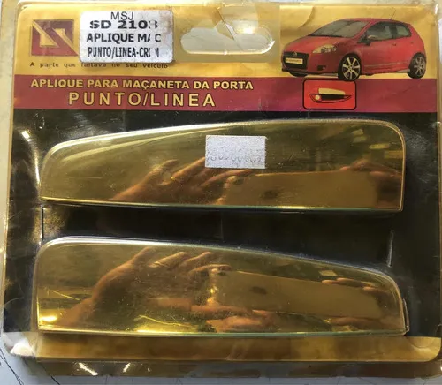 Aplique Cromado Maçaneta Porta Fiat Punto / Linea 4 Portas