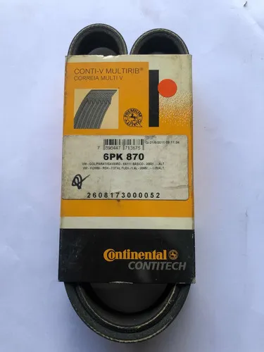 Correia Poly V Gol Ea111 Básico 02.. Kombi Rsh Flex 6pk 870