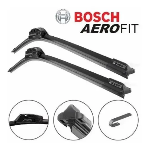 Palheta Limpador Bosch Aerofit Af 16 E Af 26 ( Par ) Preta