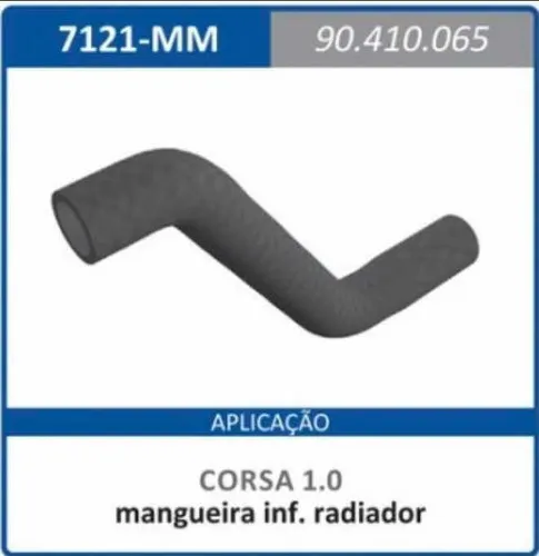 Mangueira Inferior Radiador Gm Corsa Mm 7121 Jamaica