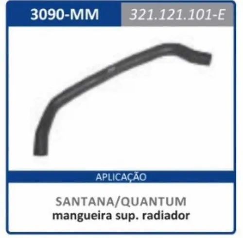 Mangueira Superior Radiador Vw Santana Mm 3090 Jamaica