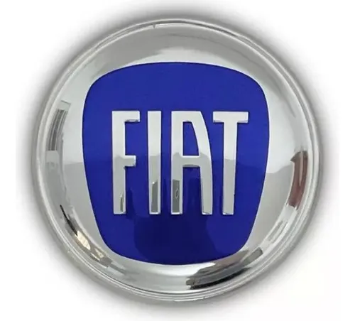 Emblema Fiat Azul Volante Palio Siena Strada 54mm