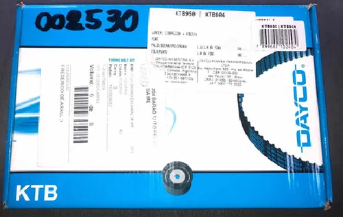 Kit Correia Distribuição Cva E Tensor Fiat Fire 2003.. Dayco