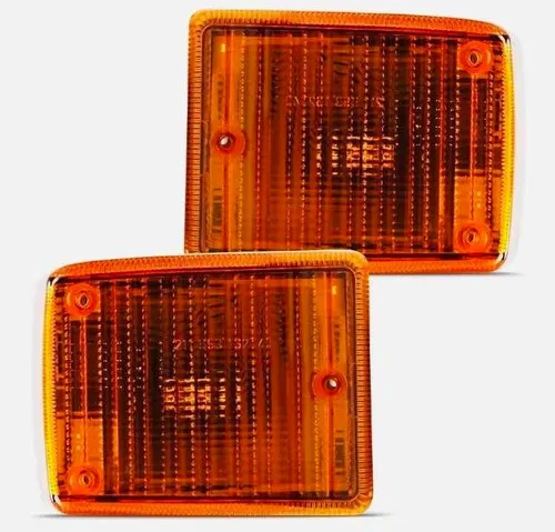 Par Lanterna Dianteira Pisca Vw Kombi Clipper Âmbar