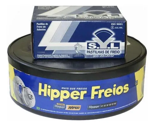 Kit Par Disco Freio E Pastilha Dianteira Chevette 87/92