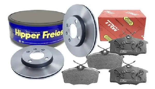 Kit Disco Freio Hf 02a Pastilha Ford Versailles