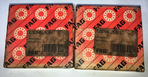 Par Rolamento Roda Int Klm 67048.lm67010 Fag