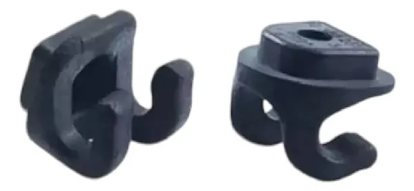 Par Suporte Cordão Tampão Bagagito Gm Corsa ( Preto )
