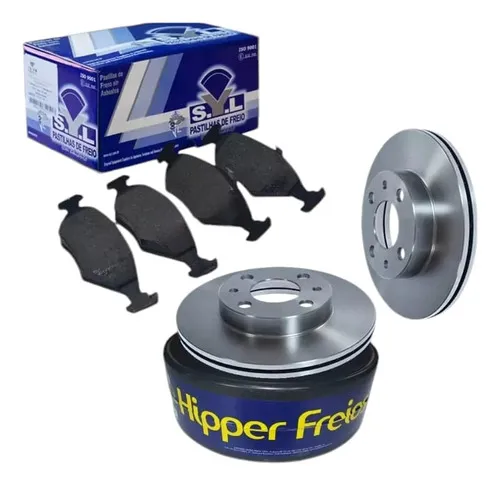 Kit Disco Freio E Pastilha Freio Fiat Uno Palio Siena