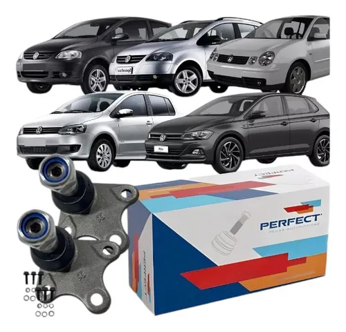 Par Pivo Inferior Suspensão Vw Fox 2003 A 2014 Pvi 1042/3