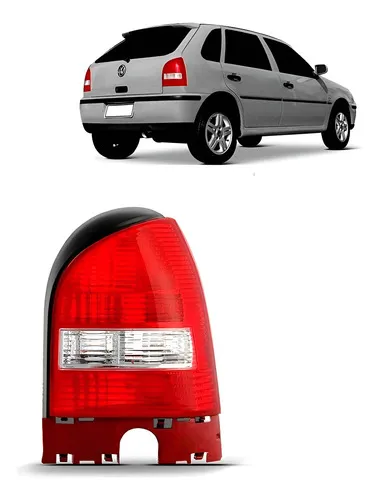 Lanterna Traseira Gol G3 1999 A 2005 Re Cristal Direita Vermelho