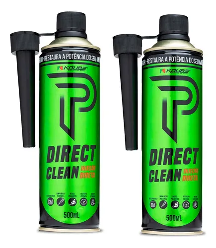 Kit 2 Koube Direct Clean Injeção Direta Aplicador
