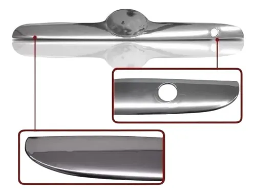Aplique Cromado Traseiro Shekparts 2002 Corolla 03-07