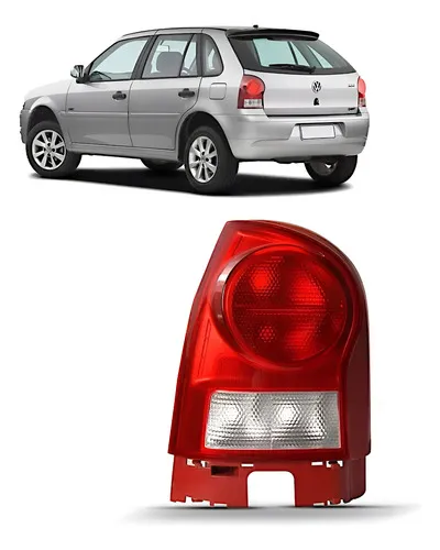 Lanterna Traseira Gol G4 2005... Lado Esquerdo Rubi Vermelho