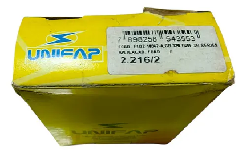 Porta Escova Unifap 2.216/2 Branco