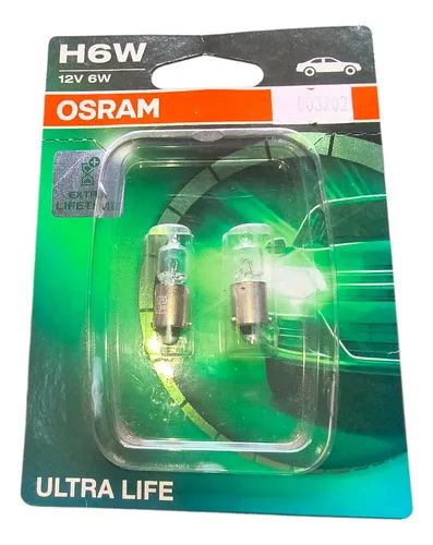 Par Lâmpada Osram H6w 12v 6w 12v Branco-neutro