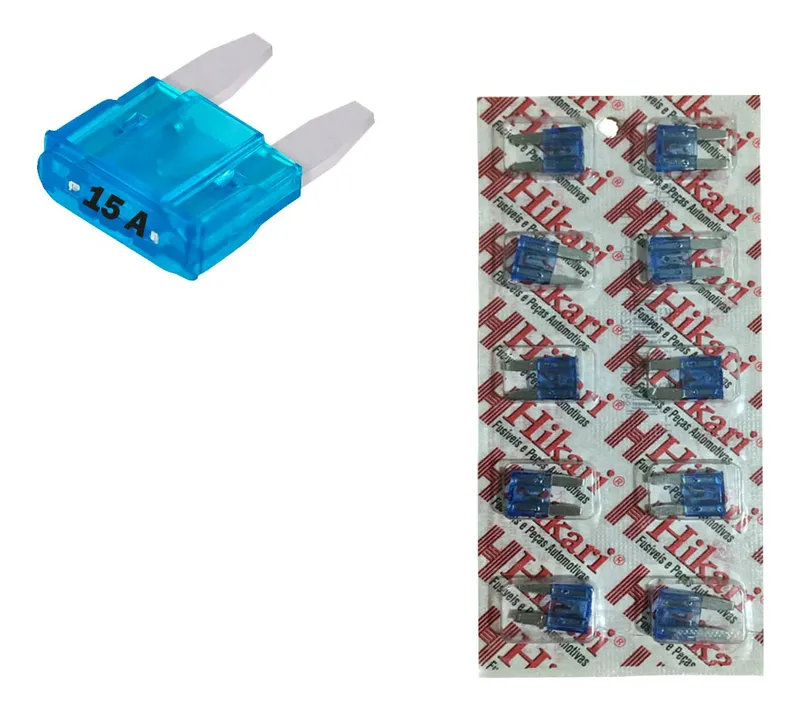 Mini Fusível Lâmina 25A Branco 12V Universal