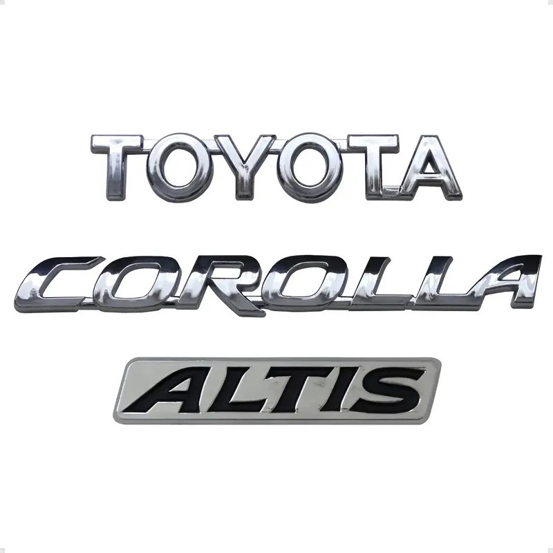 EMBLEMA ALTIS TOYOTA COROLLA 09/14 CROM