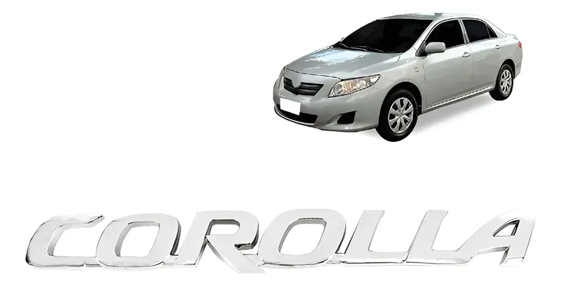 EMBLEMA COROLLA 09/14 CROMADO