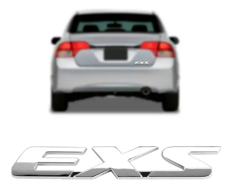 EMBLEMA EXS HONDA CIVIC 07/11 (CROMADO)