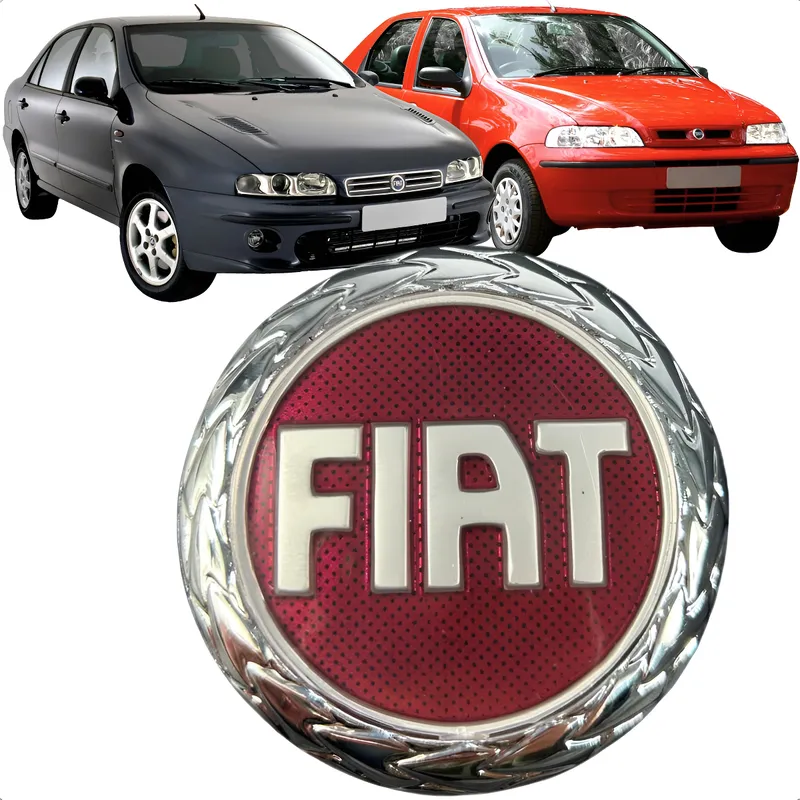 EMBLEMA GRADE FIAT PALIO (VERMELHO)
