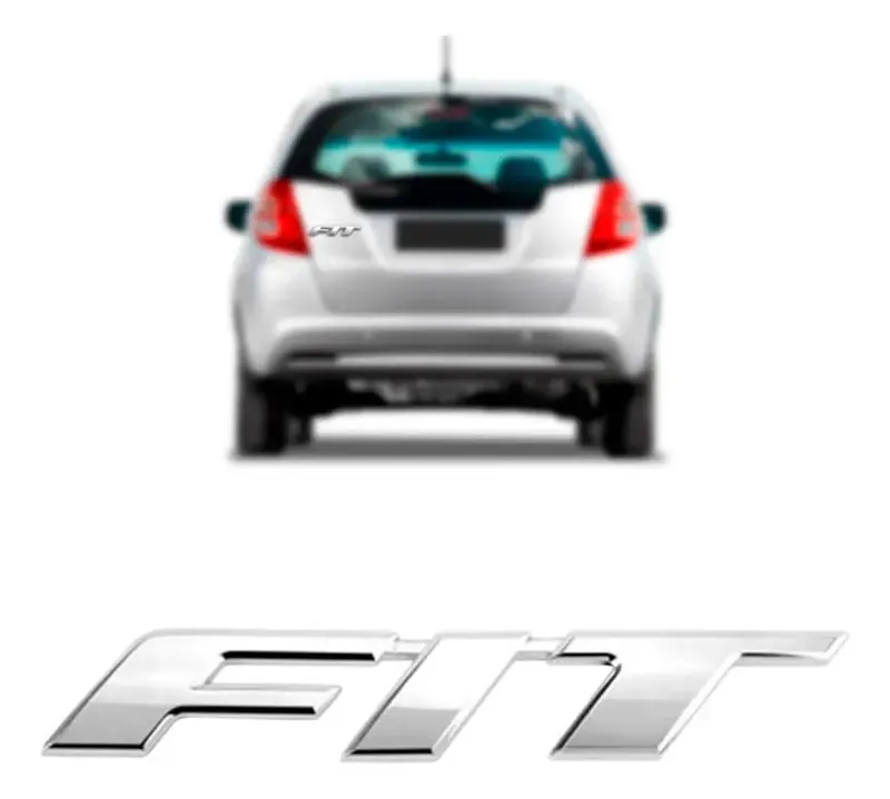 EMBLEMA HOND CIVIC/FIT CROMADO FLEX