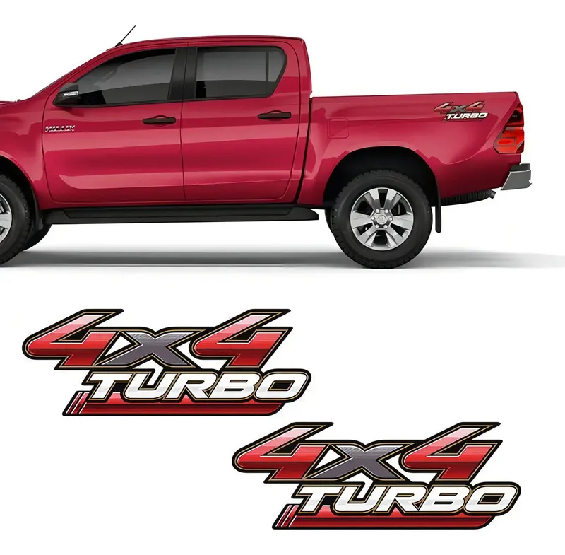 EMBLEMA TOYOTA HILUX 4X4 TURBO  09/