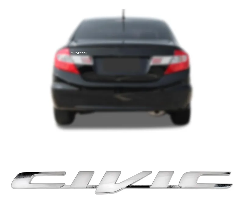 EMBLEMAS LETREIRO HONDA CIVIC 12/...