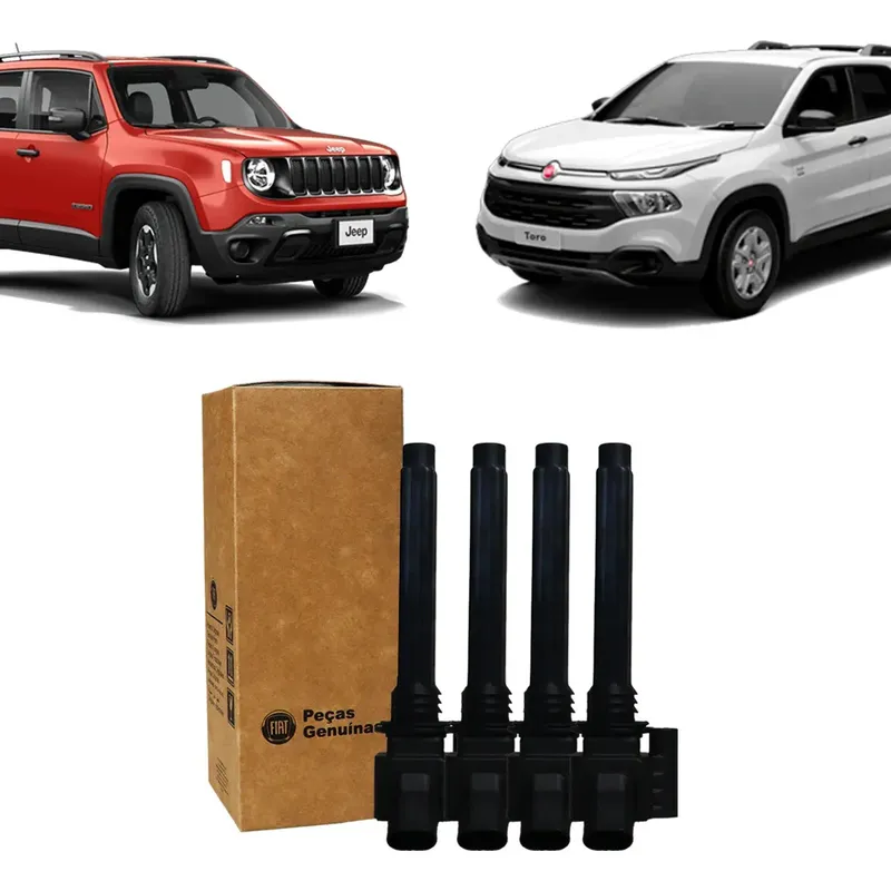 Bobina de Ignição Original Fiat 55242406 Toro Argo Jeep Renegade 1.8 16V E.torQ Flex