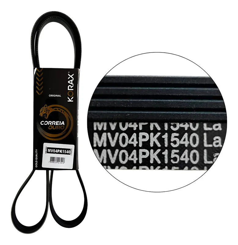Correia Multi V Korax 4PK1540 Peugeot 206 Renault Clio Logan Sandero 1.0 16V