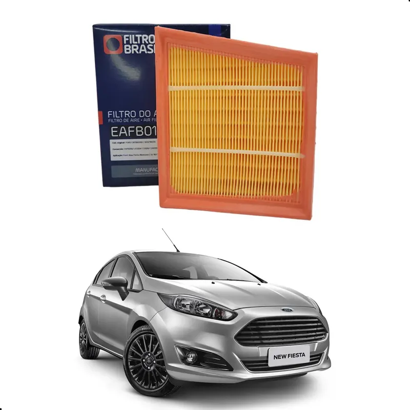 Filtro de Ar do Motor Filtros Brasil EAFB017 Ford EcoSport / Fiesta / Ka
