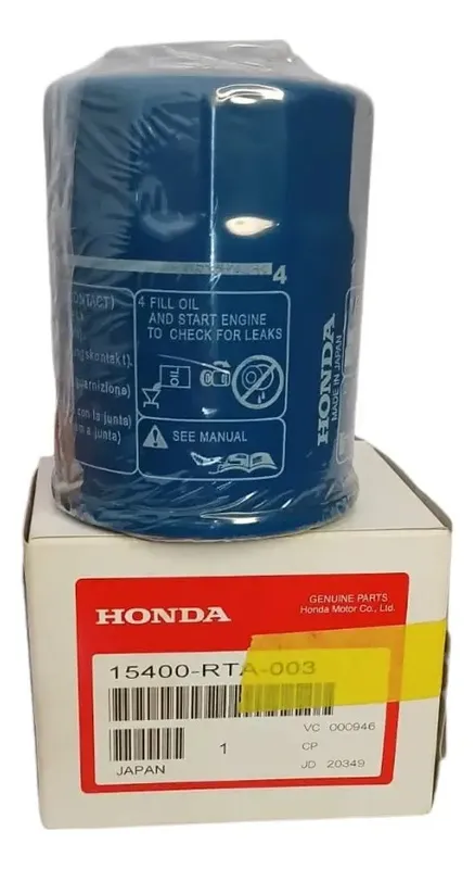 FILTRO OLEO HONDA CIVIC/FIT/CITY