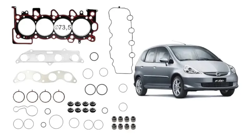 JOGO JUNTA RETIFICAÇAO  HONDA FIT/CITY 1.
