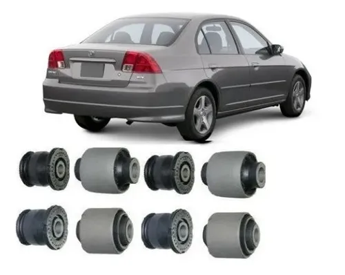 KIT BUCHAS SUSP TRAS CIVIC 03/05 10 PCS