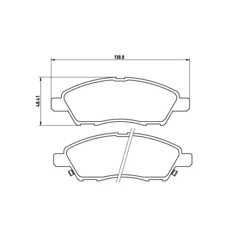 PASTILHA DIANTEIRA NISSAN MARCH 1.0 16V / 1.0 12V 2012 / 2016